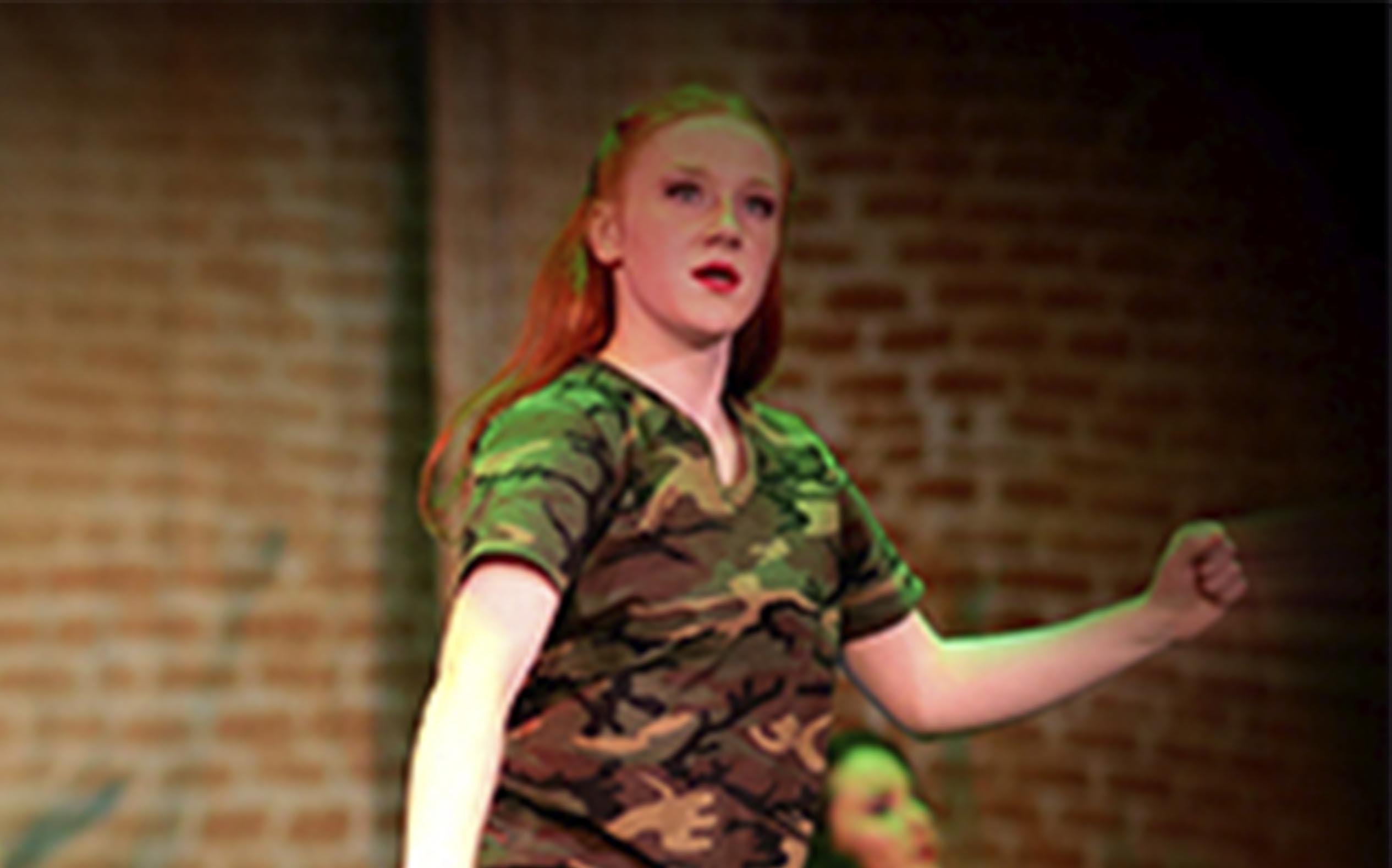 Hip hop class in the studio